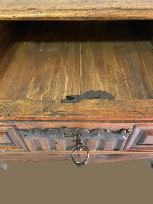  komoda drewniany blat oryginał francja xviii w. 04